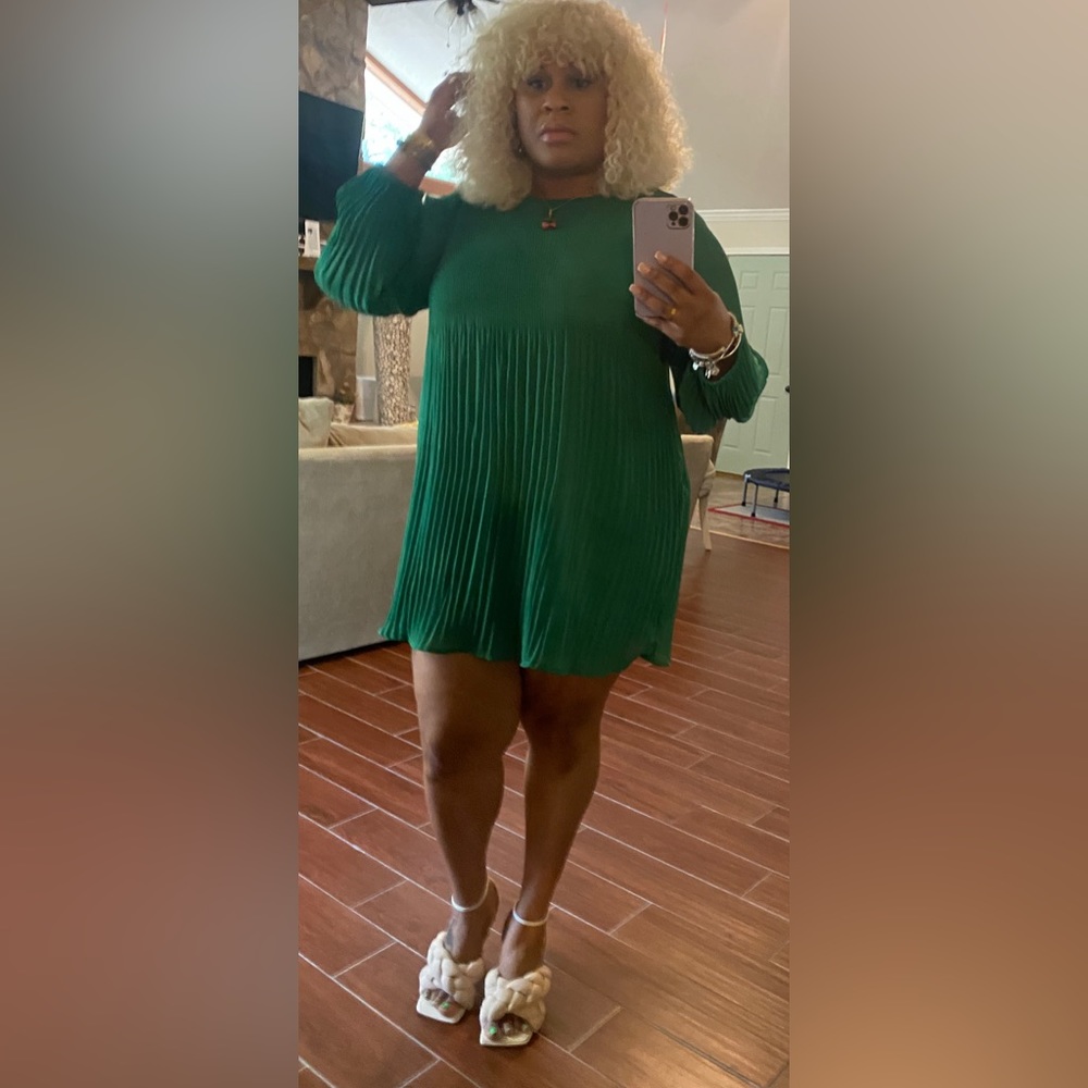Green dress
